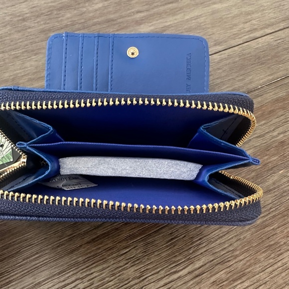 Badgley Mischka Electric Blue and Black  Purse/ Wallet  2x $40 - Picture 5 of 10